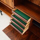 Rosewood bookcase, Danish design, 1970s, designer: Erik Jensen, production: Westergaards Møbelfabrik