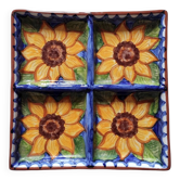Compartmented artisanal dish