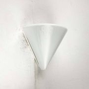 Wall lamp in glass from the Postmodern T+L Royal Typ L 133 series by Keuco, 1980s.