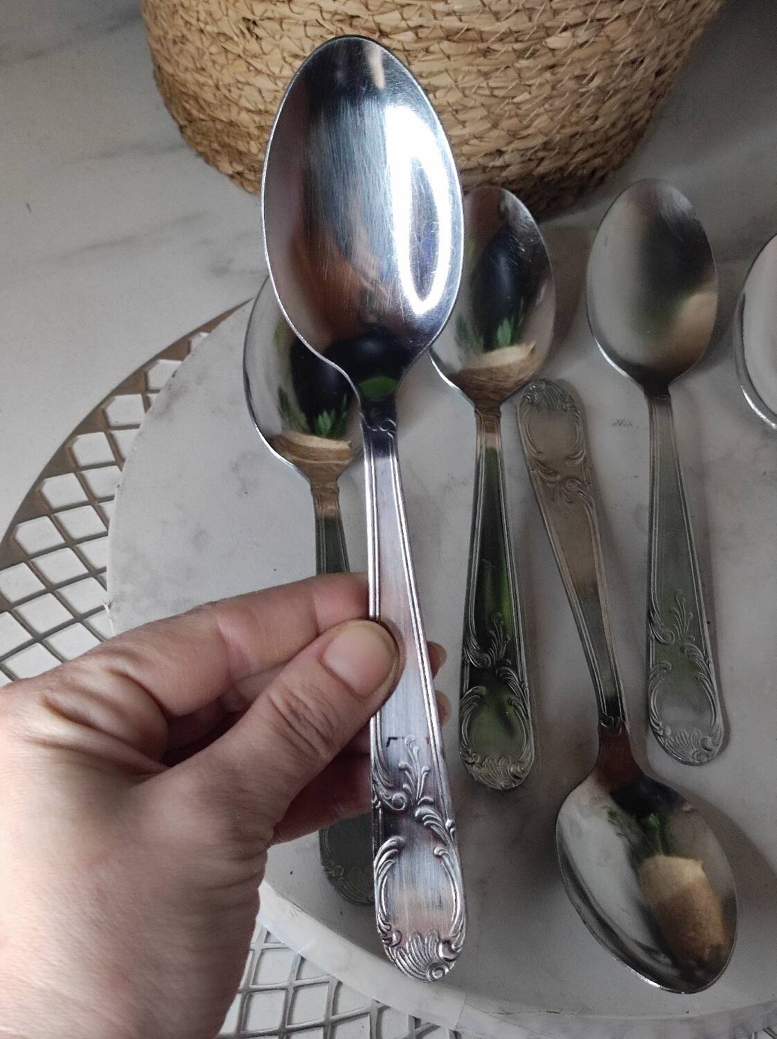 Old stainless steel cutlery