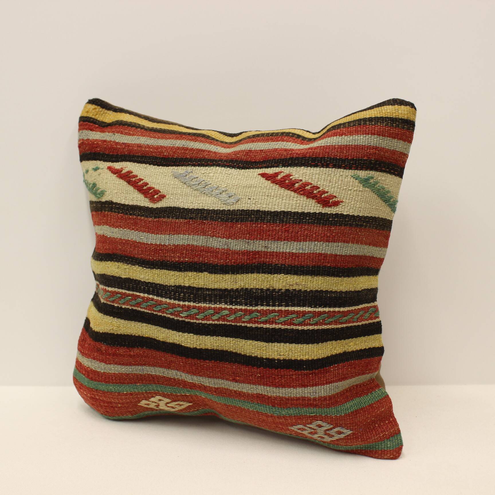 Turkish kilim cushion, 40x40 cm, k-1325