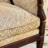 Mobilier de salon en Acajou Massif D’époque Empire