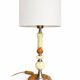 Lampe de table en marbre onyx vintage, années 1960-70