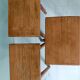 Lot de 3 petits tabourets tripodes