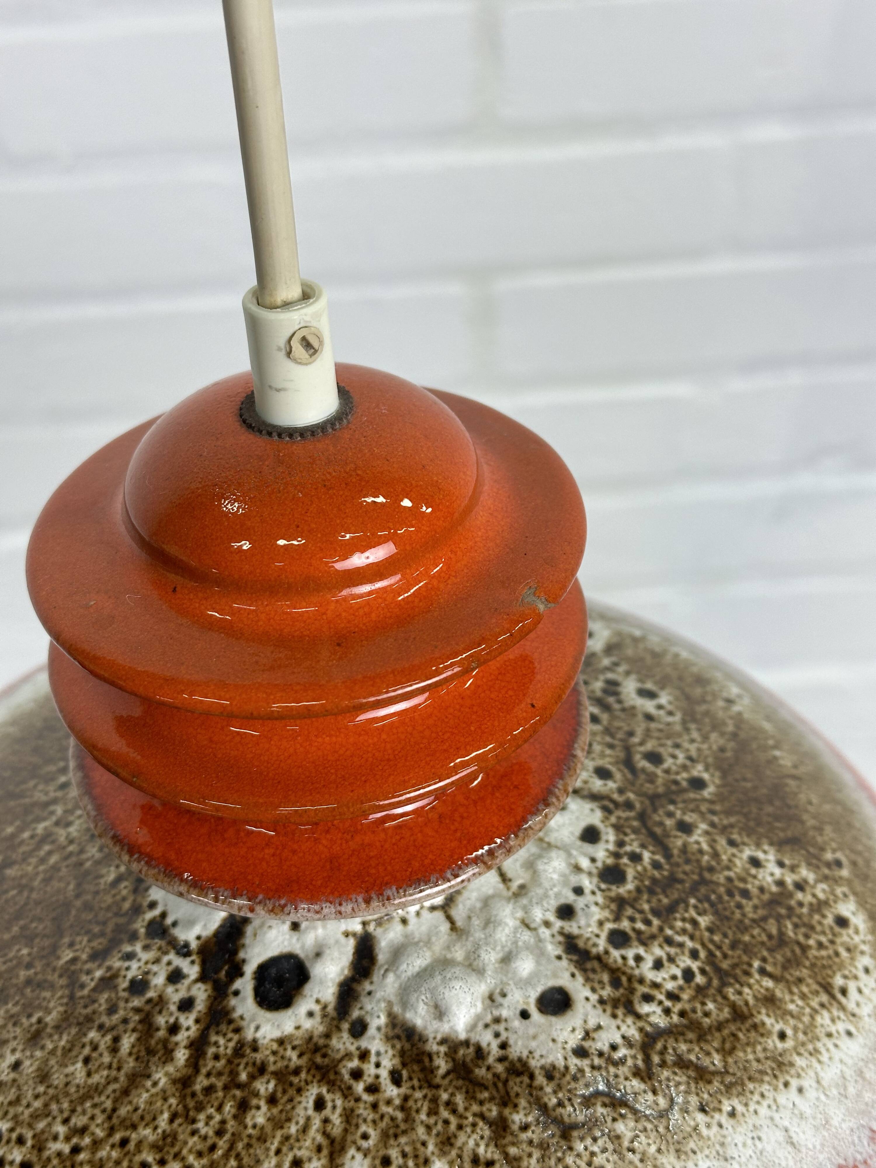 Fat Lava vintage hanging lamp (2 pieces available)