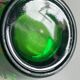 ASH TRAY Green Glass Vintage