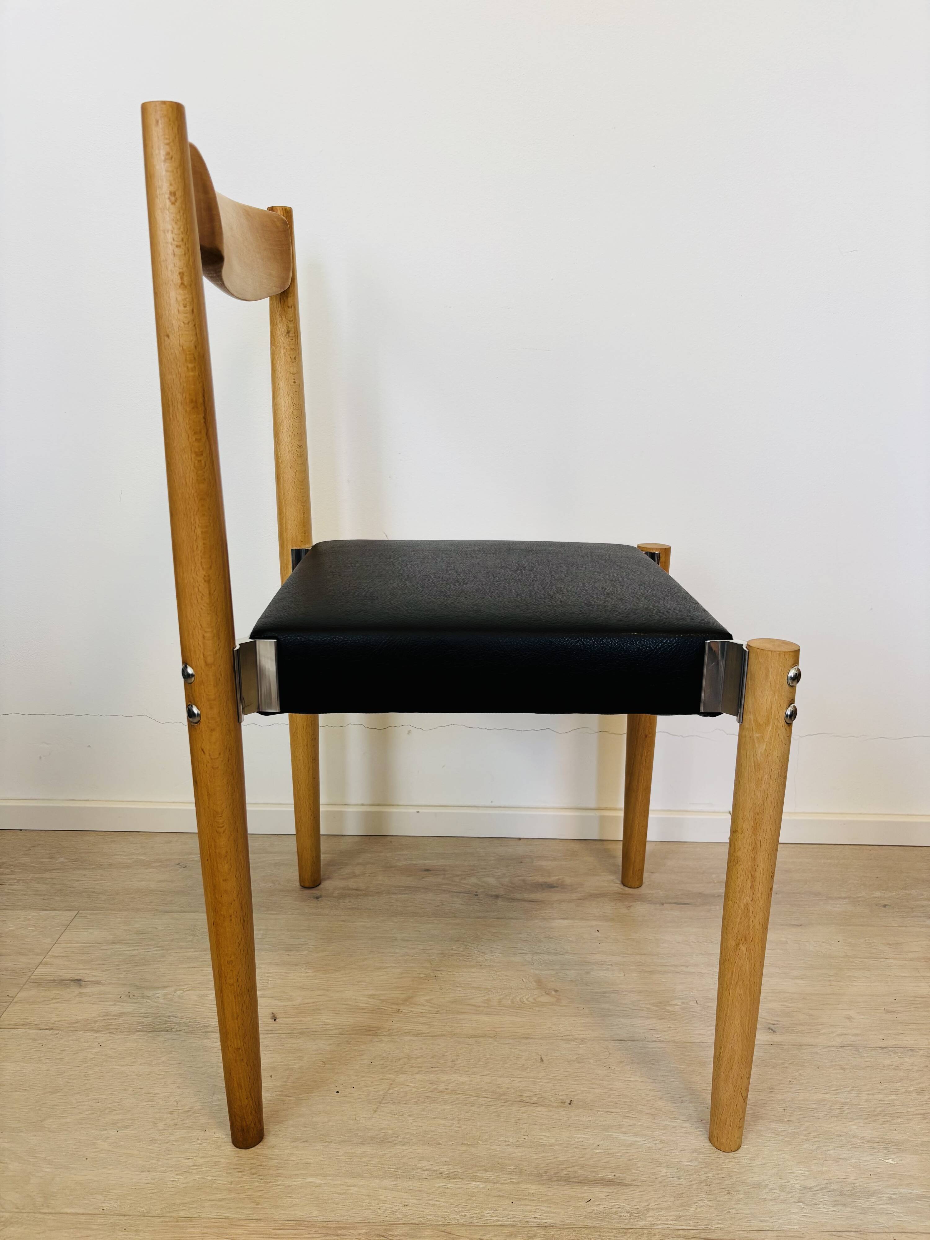 Dining Light Chair by Miroslav Navrátil, Czechoslovakia 1970’s