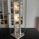 chrome and glass table lamp