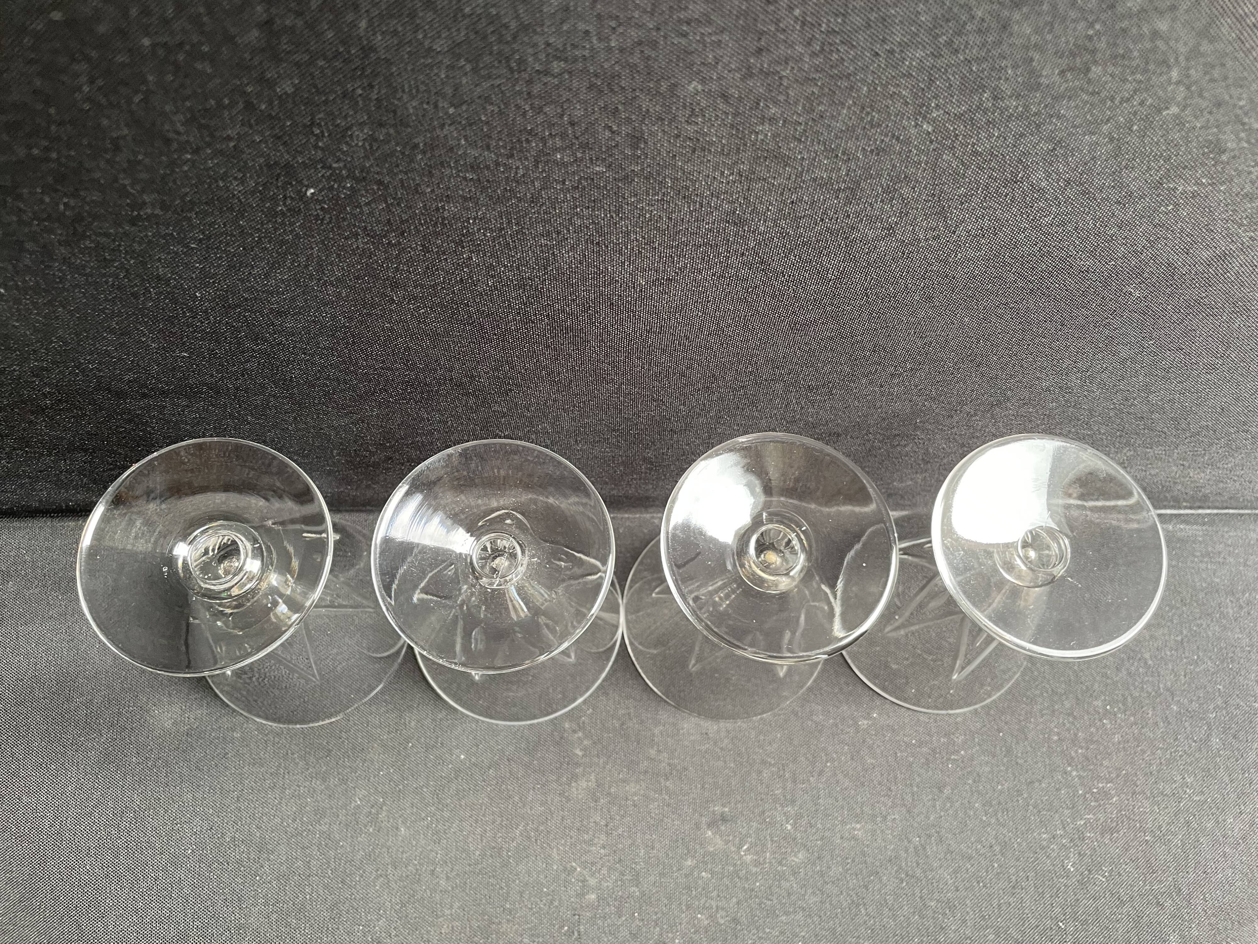 4 Wine glasses – Saint Louis Bossuet service size 10406