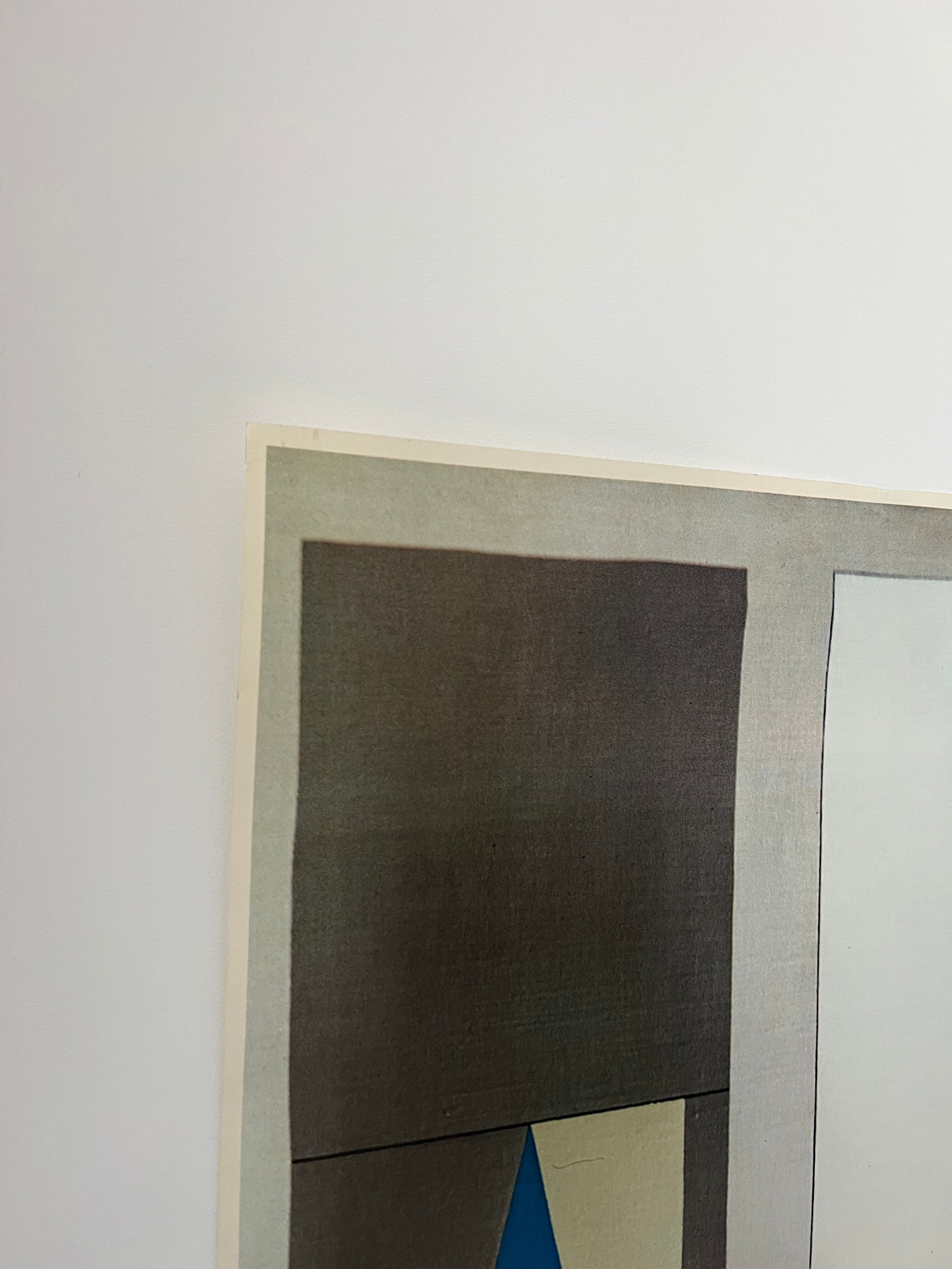 Vintage abstract art poster