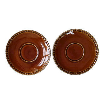 2 saucers Sarreguemines