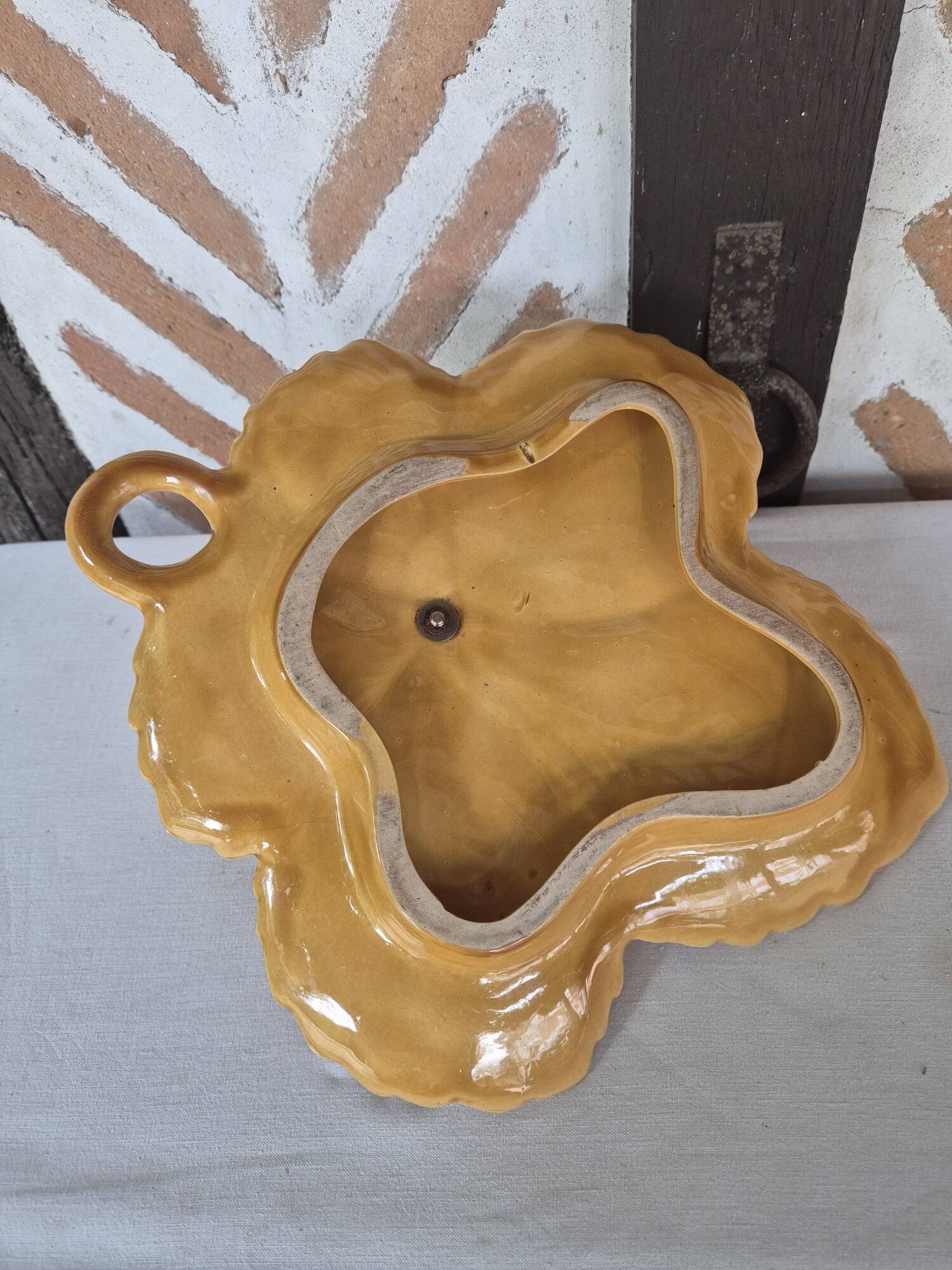 1960s leaf cheese board