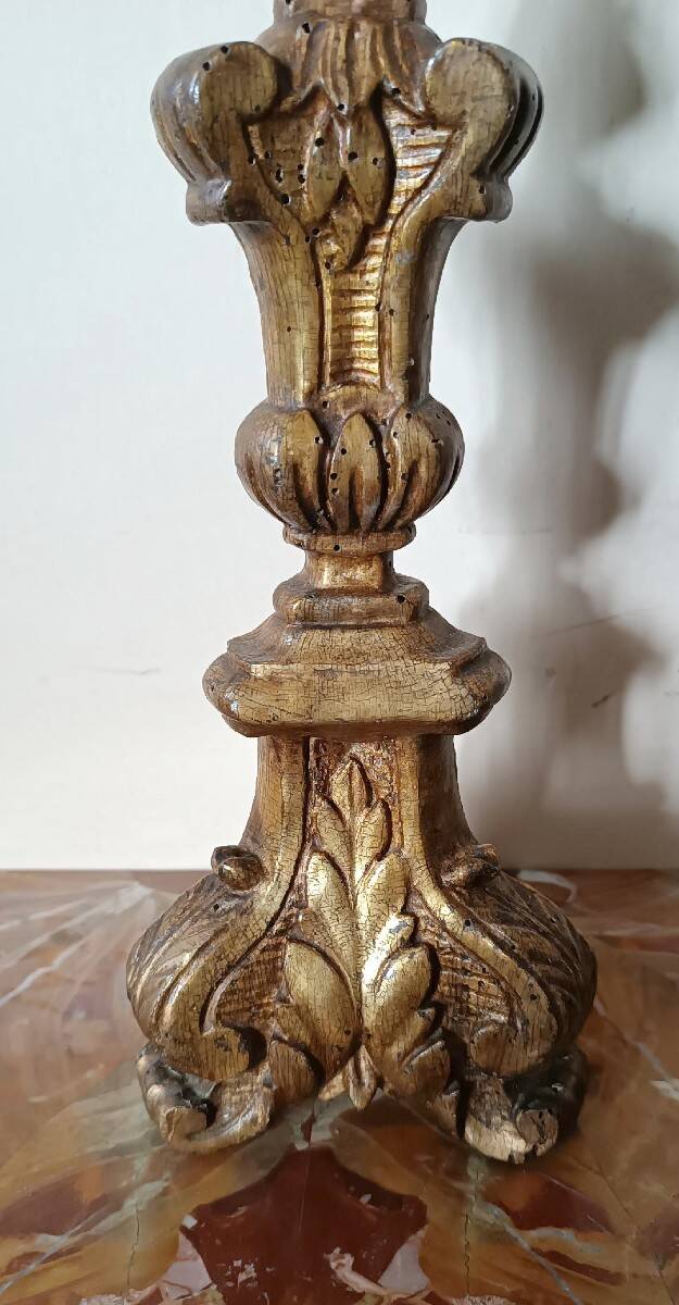 Antique giltwood chandelier in the Louis XIV style - 18th century