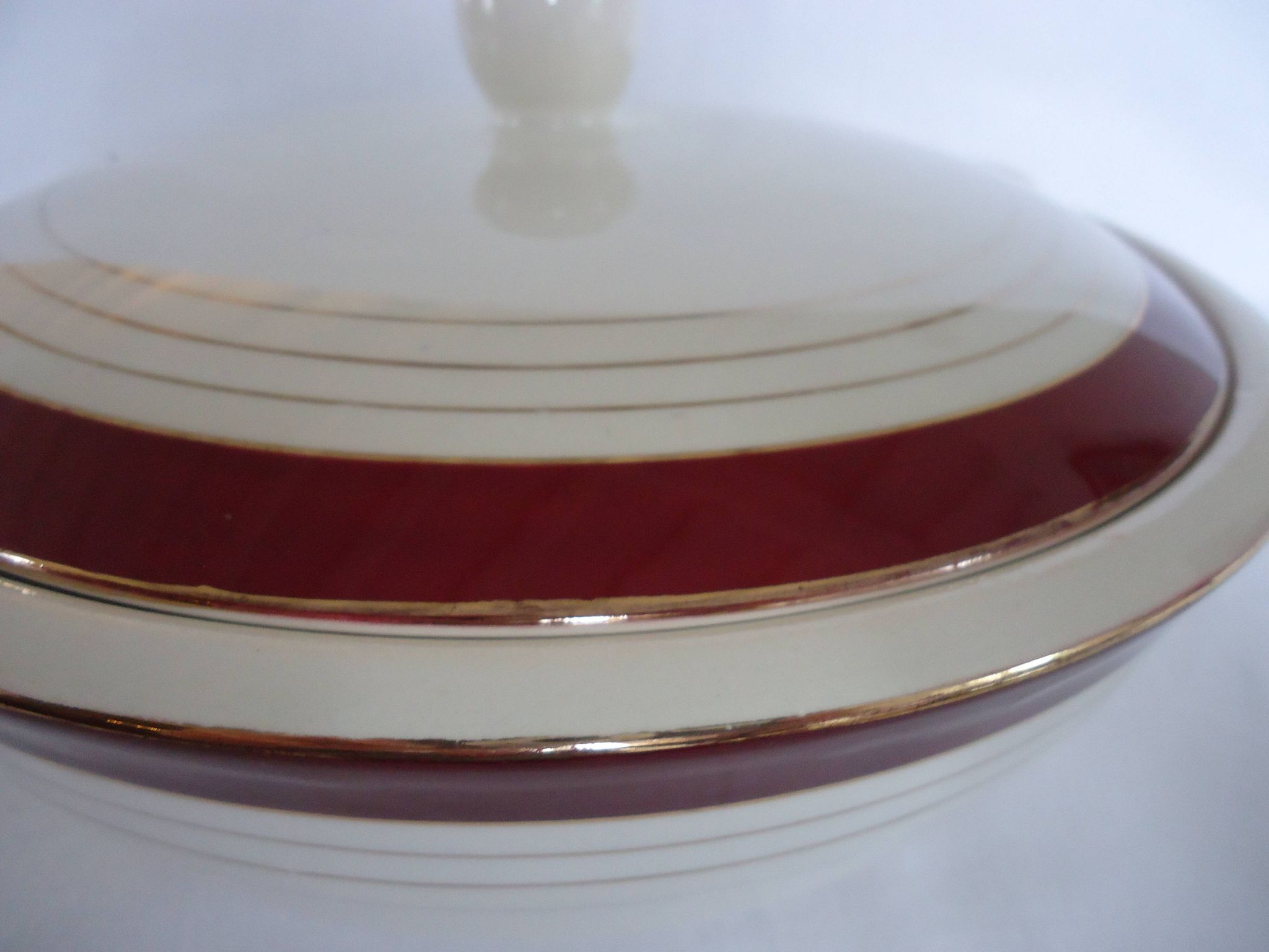 Opaque porcelain vegetable tureen/tureen from digoin sarreguemines, pasteur model