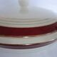 Opaque porcelain vegetable tureen/tureen from digoin sarreguemines, pasteur model