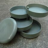 Multiplor 900 grey, Vintage storage box, Office organizer, Rino Pirovano, Rexite