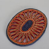 Braided straw underside