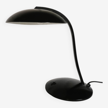 Lampe champignon en acier laqué noir modèle Z290, Veneta Lumi, Italie, 1980