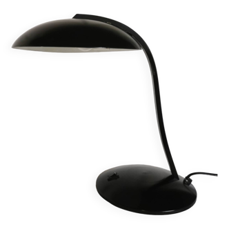 Mushroom lamp in black lacquered steel model Z290, Veneta Lumi, Italy, 1980