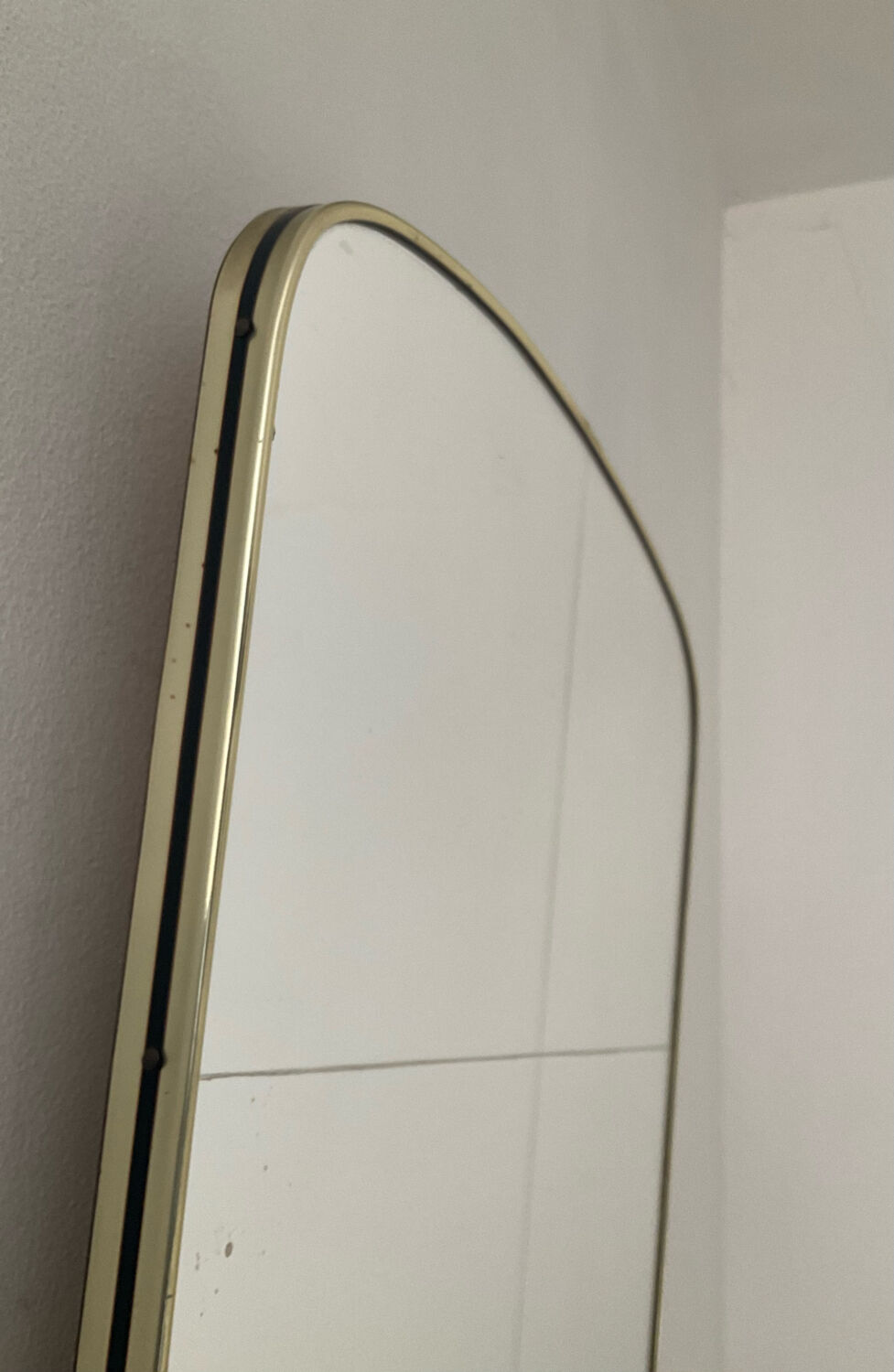 Freeform mirror 80x40cm from the 60s-70s
