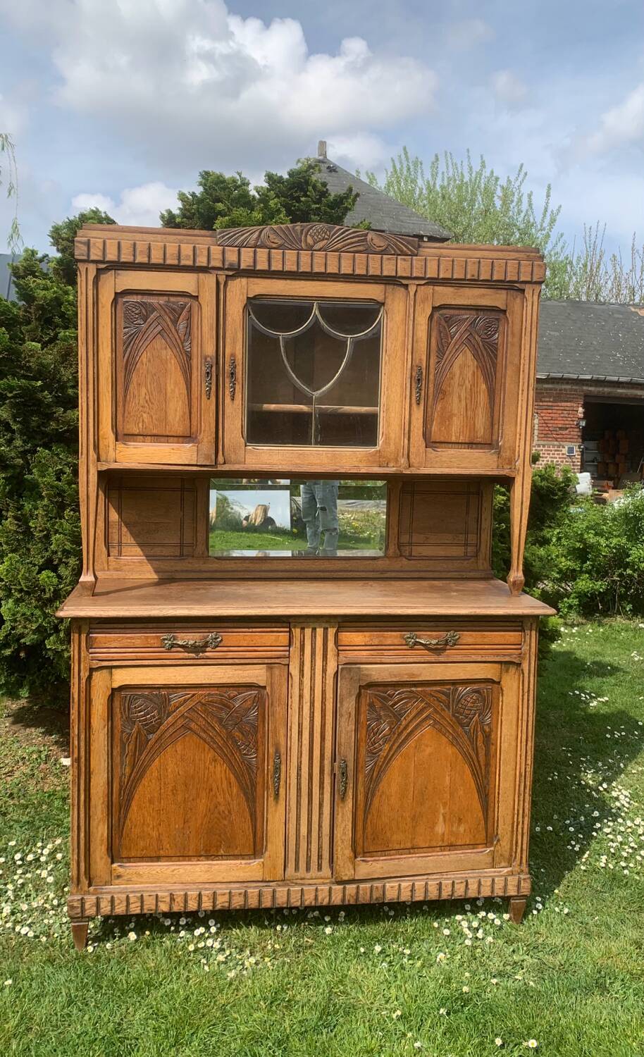 Art Deco Oak Sideboard