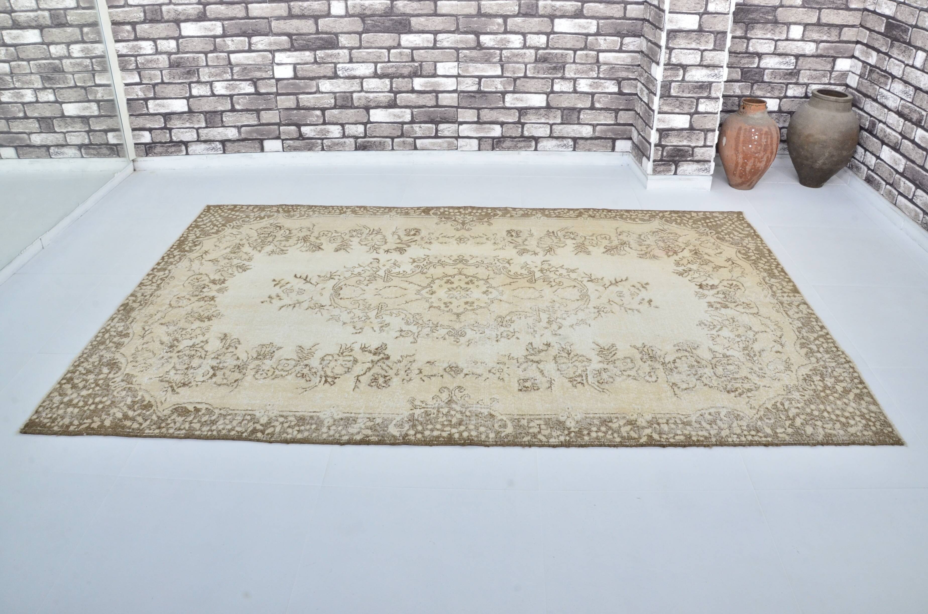 Tapis vintage turc Oushak sku 3199