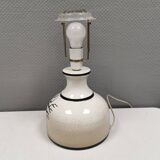 Large table lamp in ceramic by Danish Allan Hytholm 1980s.