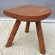 Solid wood tripod milking stool
