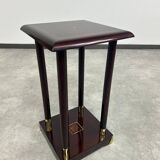 Secession pedestal in mahogany