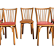 Ensemble de 5 chaises bistrot Baumann n°12