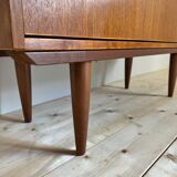 Vintage teak bookcase, Denmark, 1960s