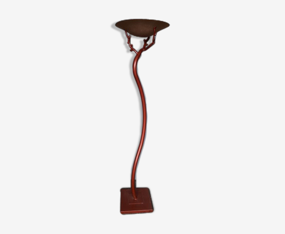 Lampadaire fer forgé post design ep 1980