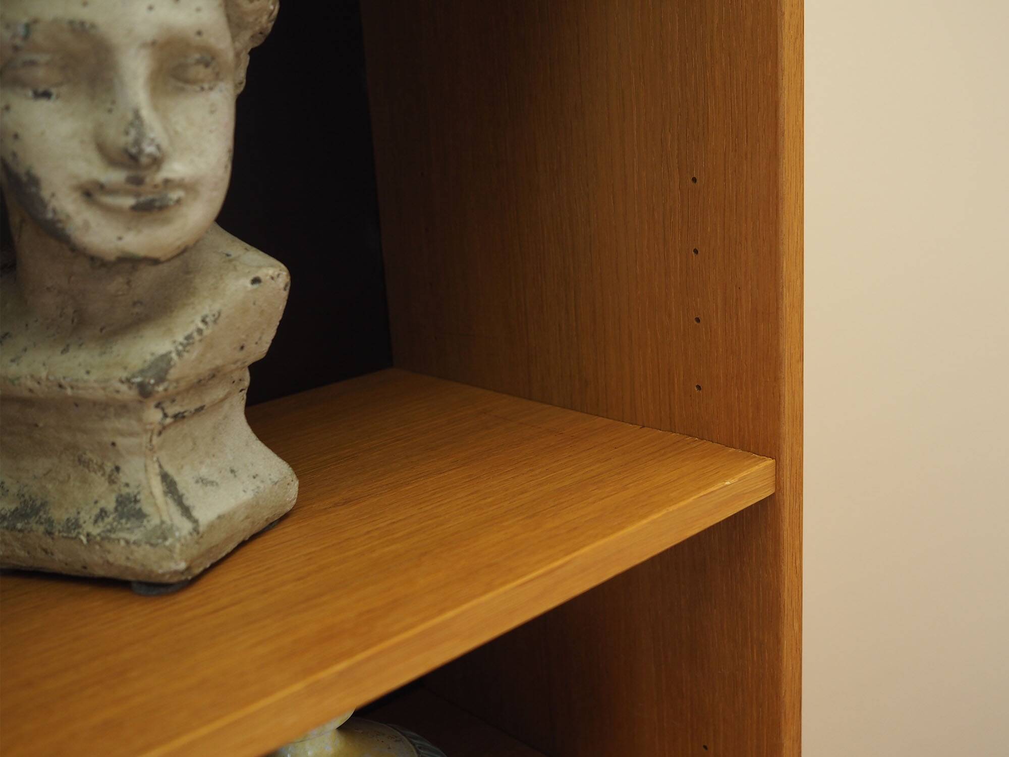 Ash Shelving Unit Domino Møbler, Denmark, 1970s
