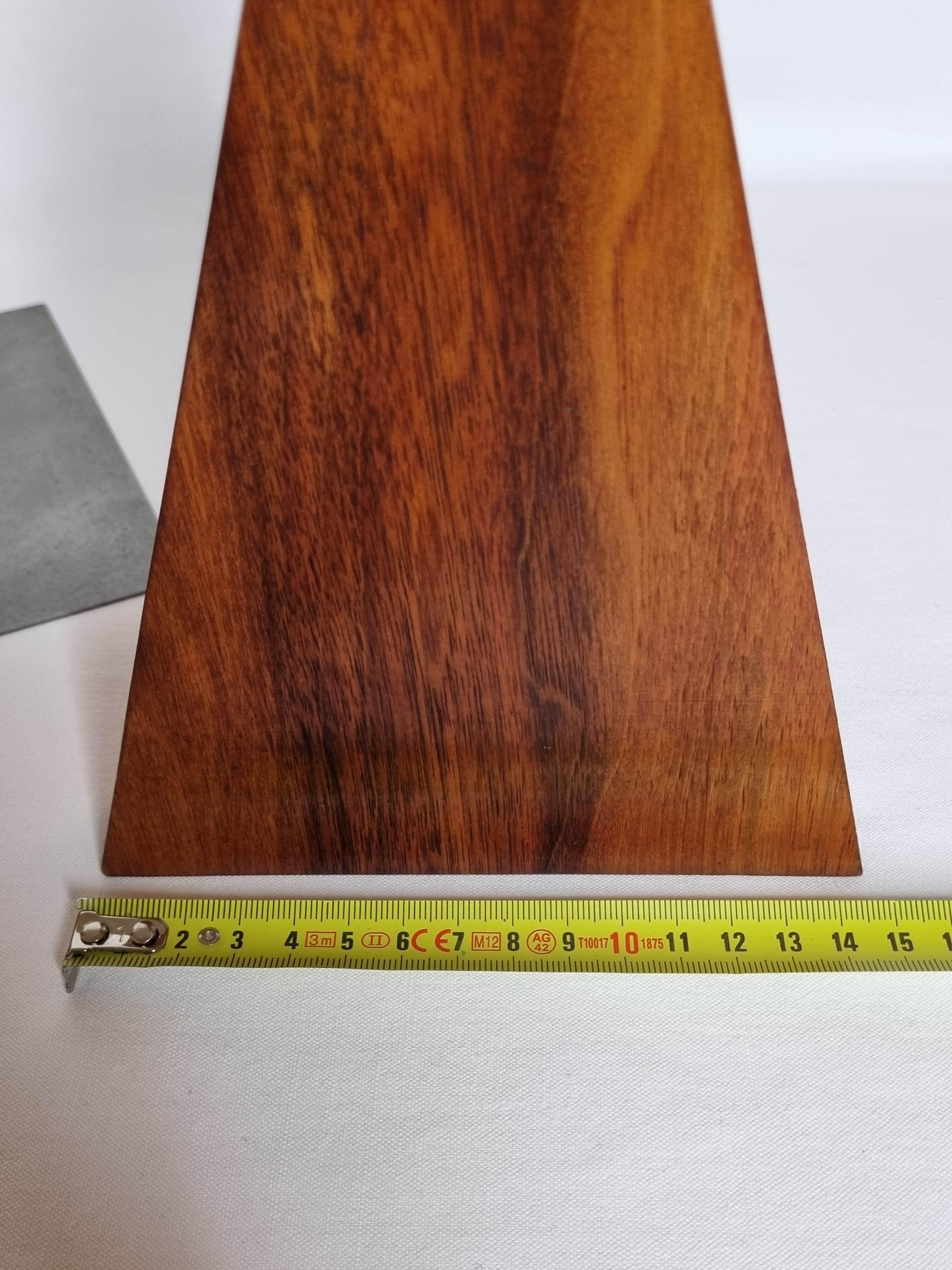 Pair of greenhouse books in wood and metal art deco, 21 cm