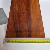 Pair of greenhouse books in wood and metal art deco, 21 cm