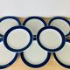 8 Koka ceramic flat plates by Rörstrand Sweden, Scandinavian
