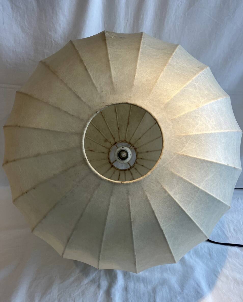 Vintage cocoon pendant light Goldkant Leuchten – Germany 1960/70