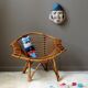 Fauteuil enfant rotin