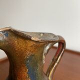 Glazed ceramic pitcher signed Fernand Baudat, 1960s