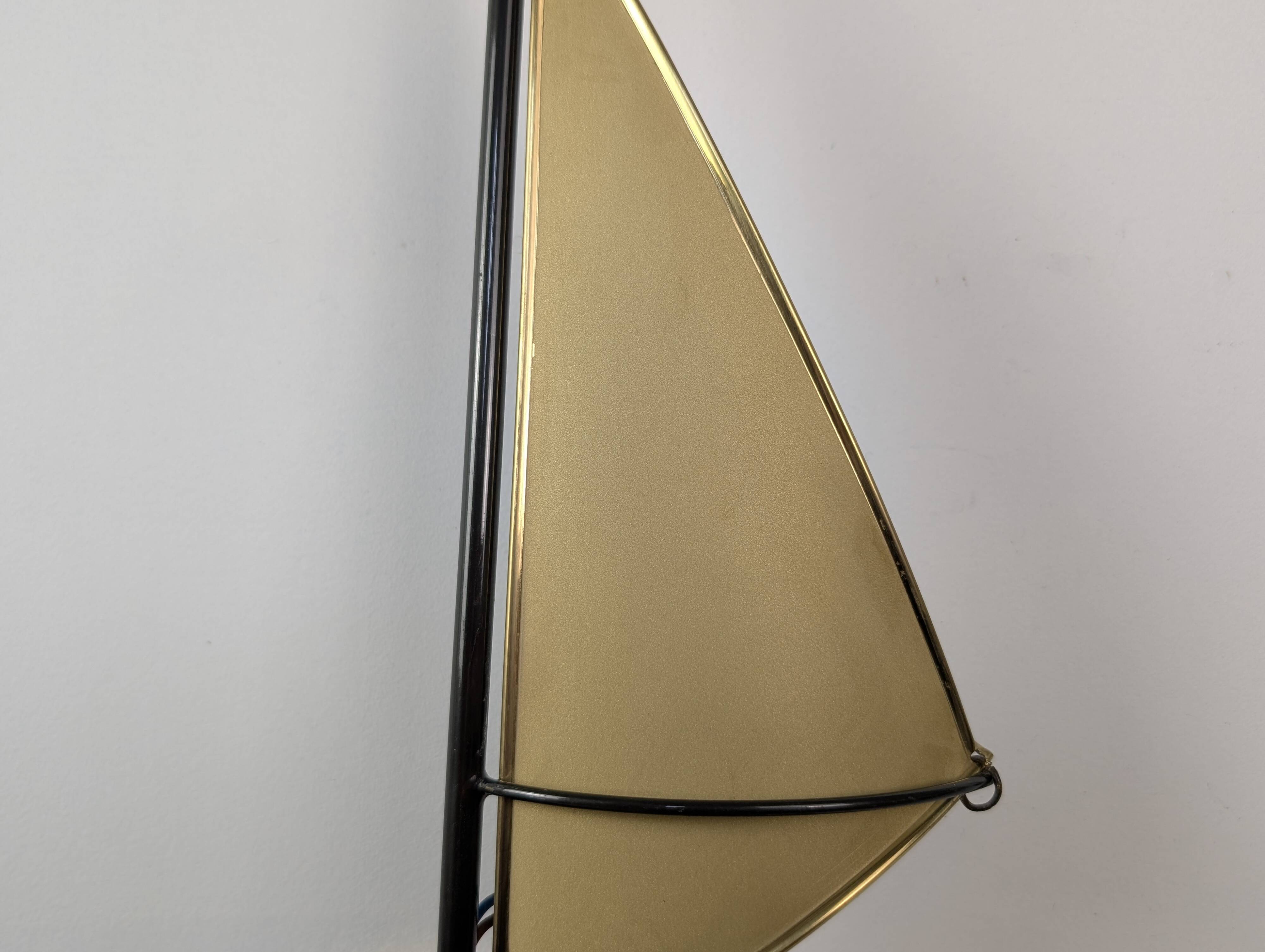 Pair of "sailboat" wall lights