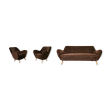 Lounge sofa 2 armchairs organic year 50