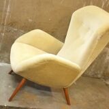 Rare year 50 Wing chair Bergère Chair of Ernst Max Jahn