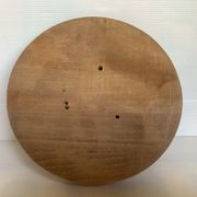 Round thick wooden tray
