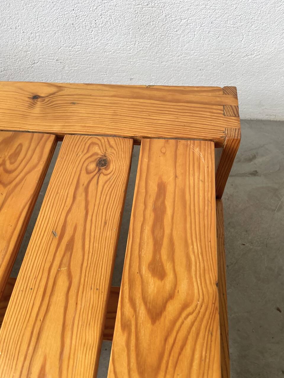 70s pine table regain