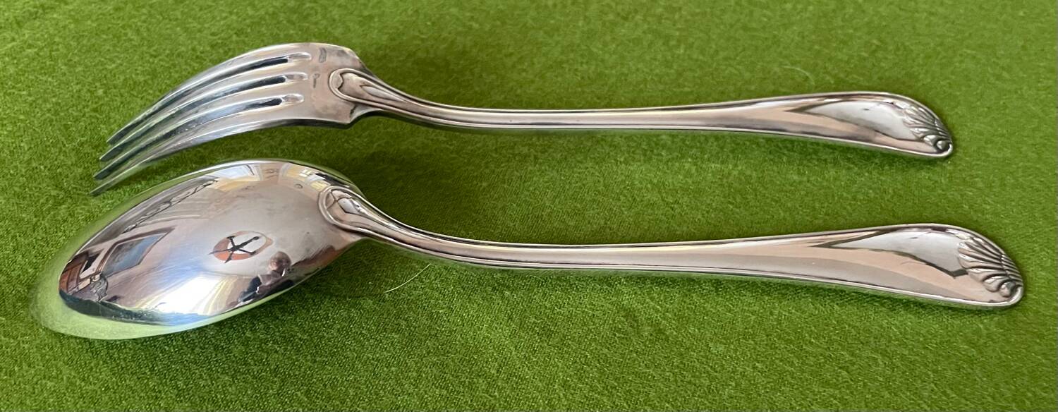 Silver-plated metal cutlery DIXI