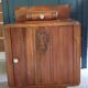 Art deco bedside in solid wood
