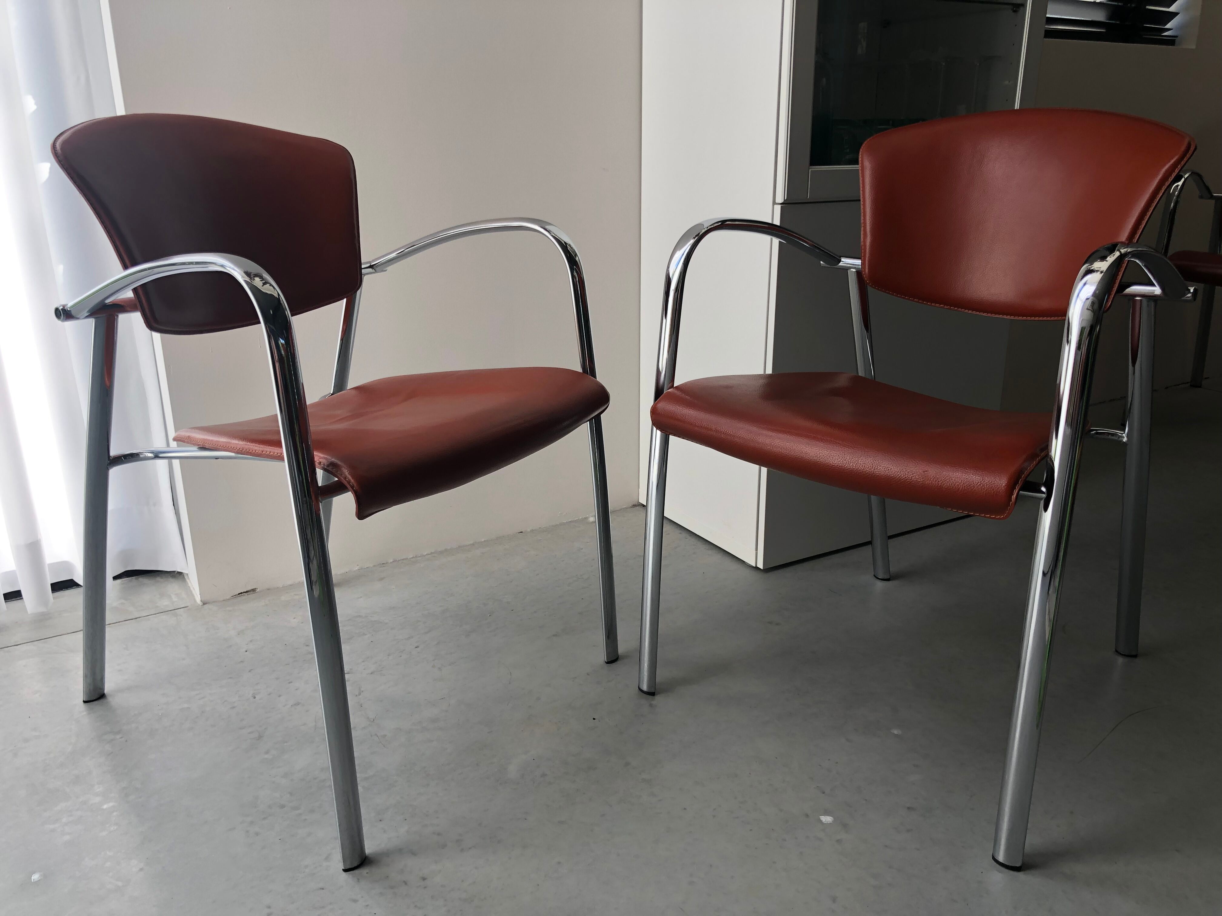 Set of 6 american design chairs, Brayton international