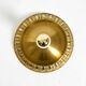 1960's Space Age Pop Art  brass and metal wall or ceiling lamp by Sölken