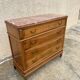 Louis XVI style chest of drawers with marble top