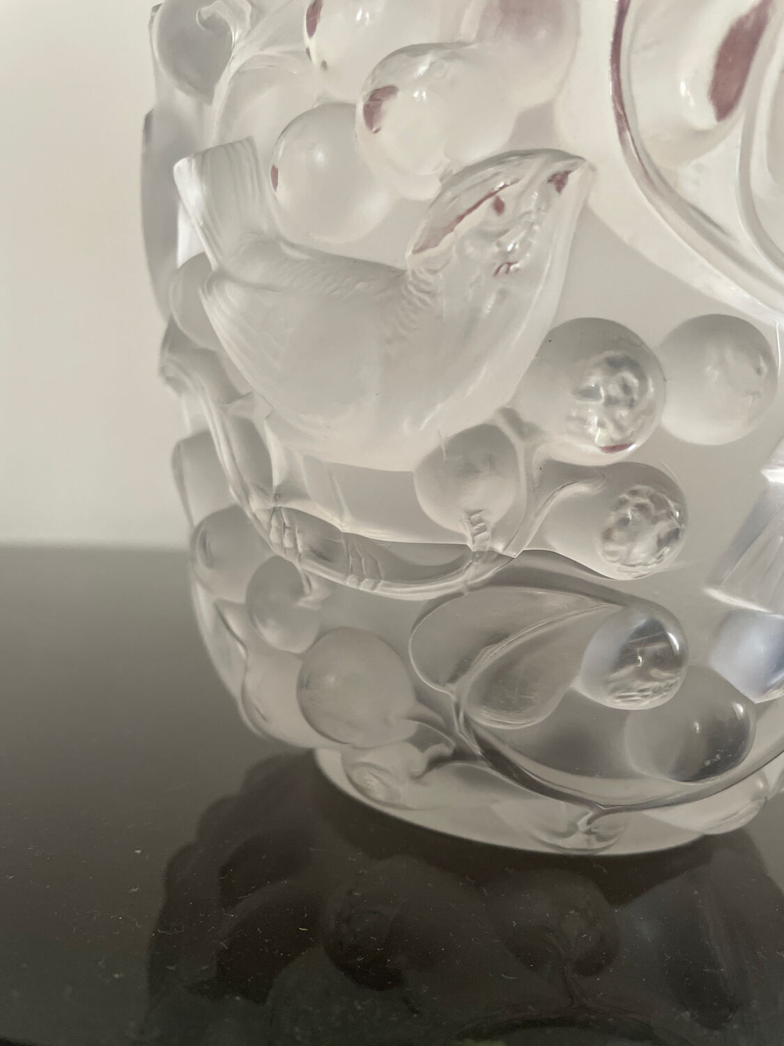 Lalique vase crystal